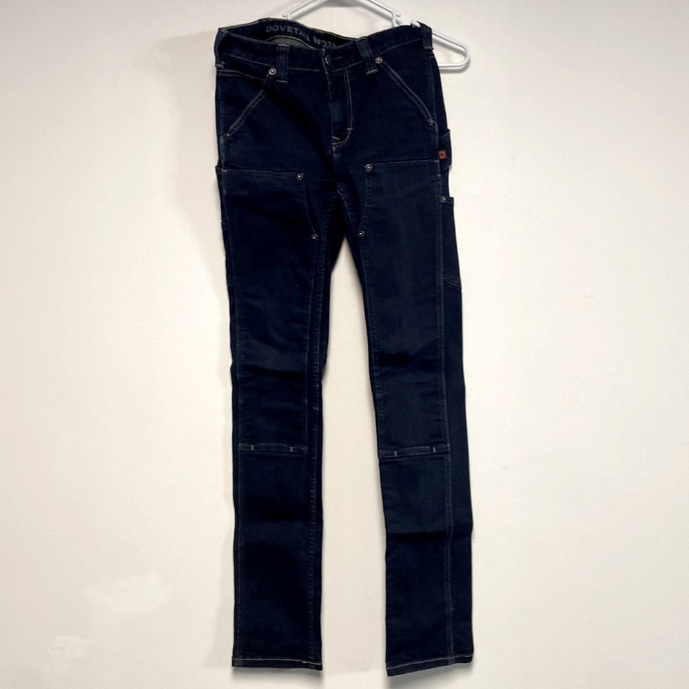 Women size 4/34 Dovetail Maven slim cut like new dark wash